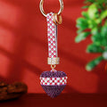 Pearl Band Crystal Heart Keychains in Eleven Colors plus Assorted view 8