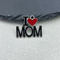 Enamel I Love Mom Dad Heart Letter Charm Pendant Two Styles view 6