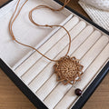 Brown Cord Woven Pendant Necklaces in Six Designs for Layered Everyday Styling view 7