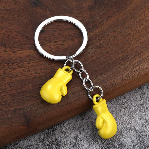 Boxing Glove Zinc Alloy Keychain Gift for Gym Events