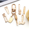 Antique Silver Gold-Tone Tool and Blade Metal Charms with 26 Listed Options view 3