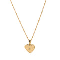 Gold Tone Hinged Photo Locket Necklace In Three Shapes view 6