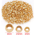 Smooth Metal Open Crimp Covers in Three Sizes and Finishes view 7