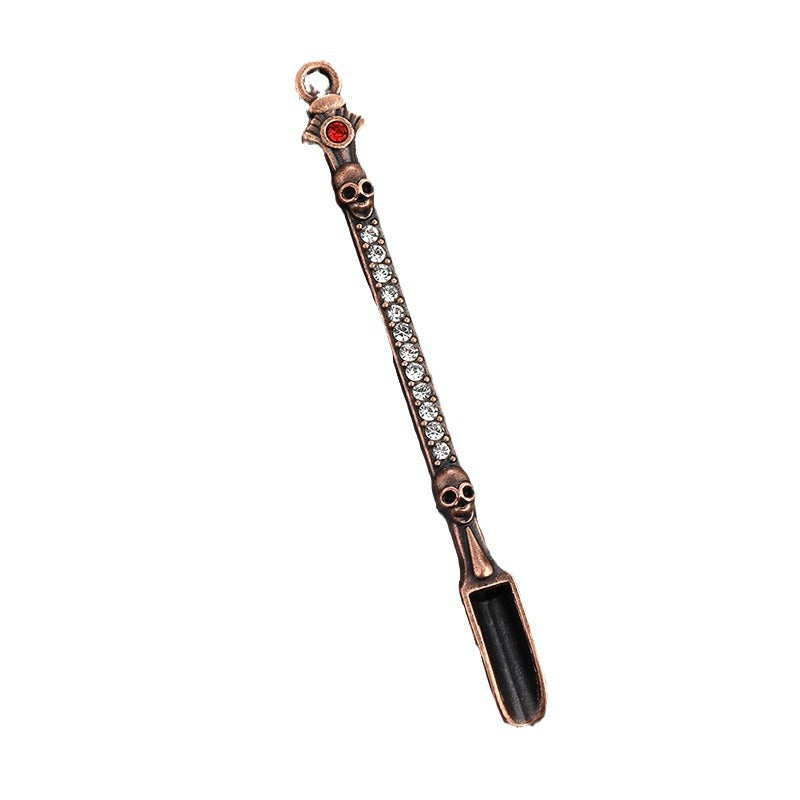 Portable Metal Spoon Keychain Pipe Tool in Assorted Finishes