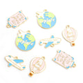 Polished Globe Alloy Charms in 4 Styles for Jewelry Crafts view 5