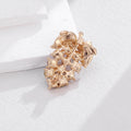 Grape Crystal Two Designs Metal Brooch Pin for Jackets and Lapels view 4