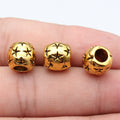 Star Cutout Large Hole Metal Beads in Two Finishes view 4