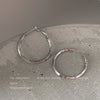 Silver Hoops