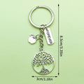Metal Keychains in 8 Harvest, Pink Ribbon and Tree Charm Styles view 11