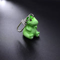 Miniature Dinosaur and Rhinoceros Resin Clip Keychains view 6