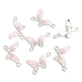 Crystal Butterfly Connector Charms in Seven Enamel Colors view 12