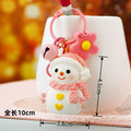 Christmas Figure Keychains in Ten Santa Reindeer and Snowman Designs view 11