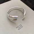 Metal Smooth Textured Open Bangles Gold Silver 6 Styles view 8