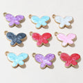 Colorful Enamel Butterfly Charms in Seven Assorted Options view 1