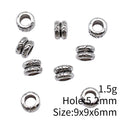Double-Ring Large-Hole Spacer Bead in 1 Finish for Jewelry Making view 4