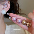 Pearl Stud Earring Sets in Two Mixed Color Palettes view 4