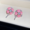 Pink Flower Dangle