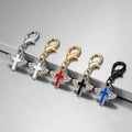 Winged Enamel Cross Lobster Clasp Charms in Five Colors view 3