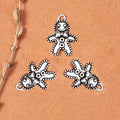 Snowman Metal Charm Pendant in 2 Finishes for Jewelry Making view 3
