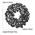 Crystal Wreath Brooch in Detailed Metal and Crystal Design view 6