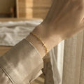 Cross Link Bracelets in Gold Silver and Rose Gold Tone view 4