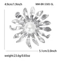 Pearl Firework Brooch In 2 Styles With Polished Metal Details view 6