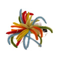 Pipe Cleaner Firework Duckbill Clip Rainbow and Pastel view 5