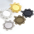 Round Pendant Tray Assortment Jewelry Making Components view 4