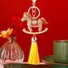 Brown Rocker Yellow-Tassel
