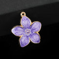 Enamel Cherry Blossom Sakura Flower Charm Pendants Two Sizes view 6