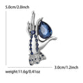 Jeweled Hand Brooch With Decorative Crystal And Enamel Details view 5
