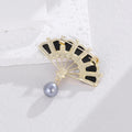 Abalone Shell Crystal Shell Metal Brooch Pin for Jackets and Lapels view 4