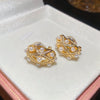 Gold Oval Cluster