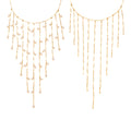 Stainless Steel Fringe Tassel Necklace Pearl Shell Bead Styles view 5