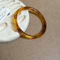 Resin Amber Ivory Bangles Cuffs Assorted Styles 6 Ways view 6