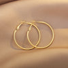 Gold 4cm Hoops