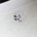 Silver Crystal Star Ear Cuffs in Four Celestial Designs view 6