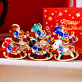 Crystal Gem Rocking Horse Keychains in Plain and Corded Options view 12