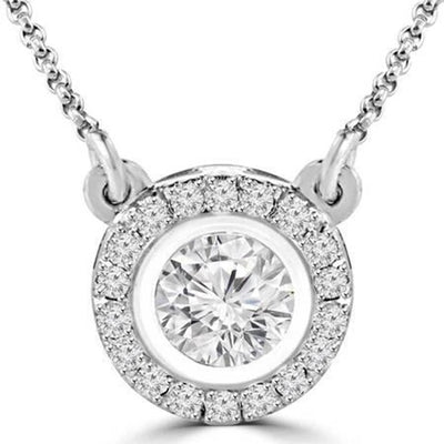 Product view 1 showing round bezel-style center with a stone halo