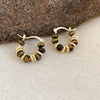 Wood Bead Hoops