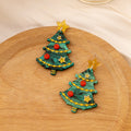 Christmas Tree Novelty Statement Stud Earrings in Three Styles view 4
