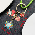 Twenty Colorful Floral Mother Theme Metal Keychain Designs view 6