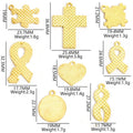 Enamel-Look Silver Gold Decorative Alloy Charms in 22 Styles view 2