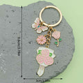 Mother's Day Charm Keychains Featuring Pink Butterfly Across 50 Pictured Variations view 8