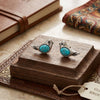 Turquoise Bird Studs