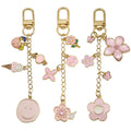 Rose, Blossom and Flower Charm Keychains in 21 Pictured Variations for Bags and Keys view 5