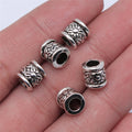8x7mm 1.2g Multicolor Zinc Alloy Large Hole Spacer Beads for Bracelet Necklace DIY Jewelry Making