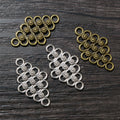 Multi-Loop Floral Connectors In 2 Styles For Jewelry Making view 4