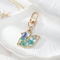 Gold Tone Fox Silhouette Pressed Flower Lobster-Clasp Charms in Four Designs view 3