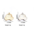 Enamel Car Charms in Five Colors and Two Metal Tones view 5